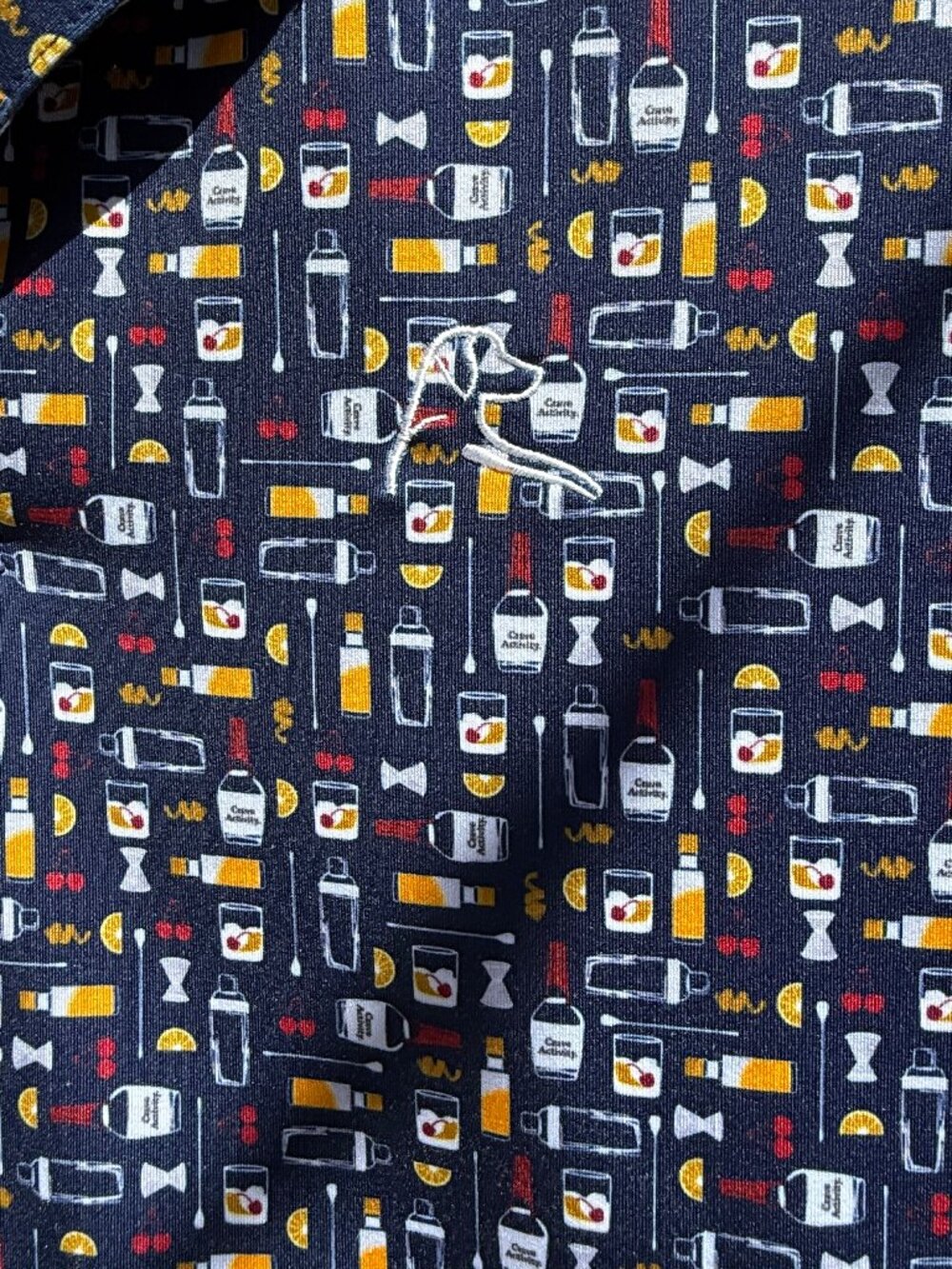 Rhoback Men's Polo - "The Old Fashioned" Design